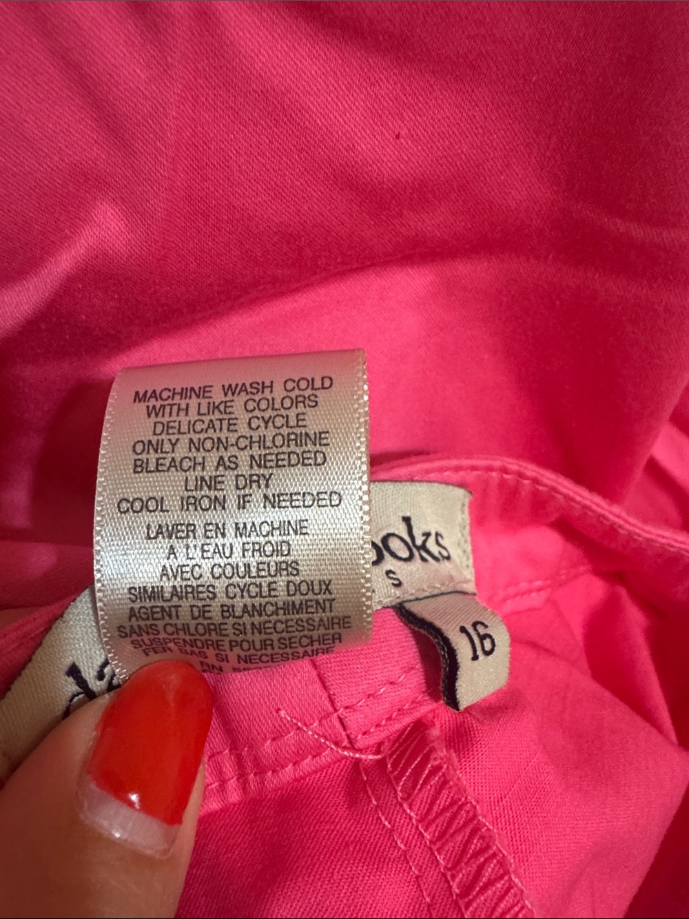 david brooks Hot Pink Wide-Leg Pants - Picture 3 of 5